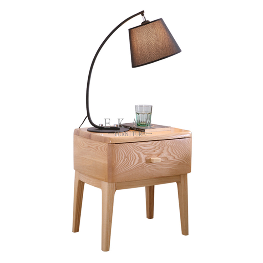 Drawer Bedroom Furniture Nightstand Bedside
