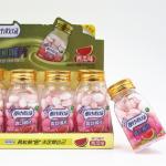 Golden Cap Bottle 40 grams Big Capacity Hard Candy Watermelon Flavor Healthy