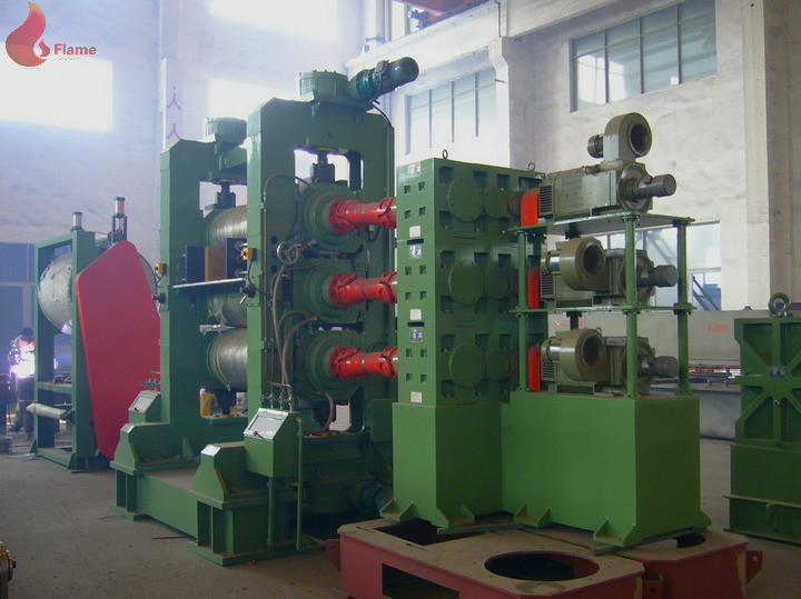 Bear structure electric adjustable pitch Rubber Calender Machine Three roll