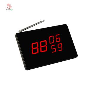 Quality Best price wireless restaurant waiter service digital screen display calling system wholesale