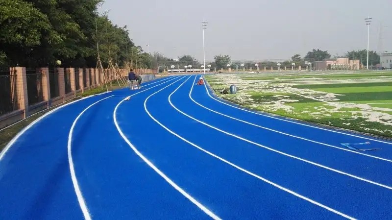 Sports Synthetic Athletic Track 1mm 3.5mm Blue Red EPDM Granules For Stadium