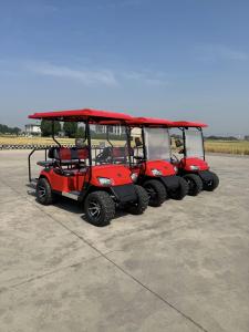 Quality 4 Wheel 2+2 Seater 19 mph Lithium Ion Battery 4 Seater Golf Cart Support OEM wholesale