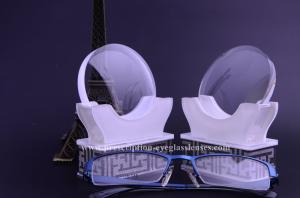 Quality Semi Finished 1.56 Round Top Lens Blanks , Blocking Blue Light Eyeglass Lens Blanks wholesale