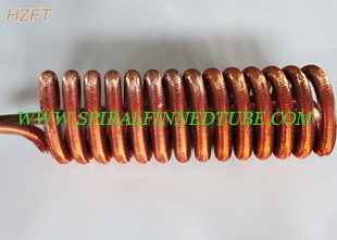 1mm Fin Wall Thickness Fin Coil Heat Exchanger With C12000 / C12200 Material