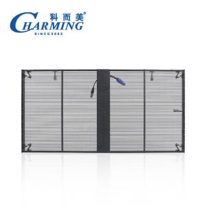Quality Outdoor P3.91 Transparent LED Video Wall 256x64 Color Display IP65 wholesale
