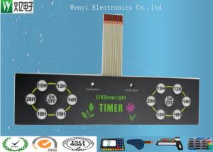 Quality Round PET Circuit Embossing Membrane Switch 0.5mm Pitch ZIF Wirelead Multi - Keys wholesale