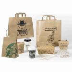 Brown Kraft Reusable Paper Greaseproof Wax Sandwich Bags Oem