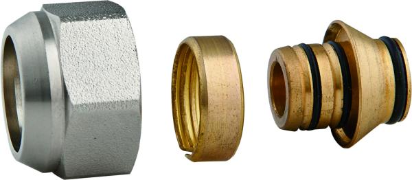 5001 Gas Stove Valve Parts Brass Quick-Connection Adapter for Flexible Plastic
