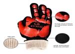 Silicone Print Heat Resistant Bbq Gloves , Extreme Heat Resistant Gloves For
