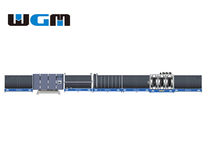 CE / UL Vertical Double Glazing Glass Machine For 3-68mm Glass Thickness