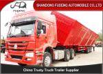45 Ton 4 Axle Side Tipping Dump Semi Trailer 11000*2500*3300mm