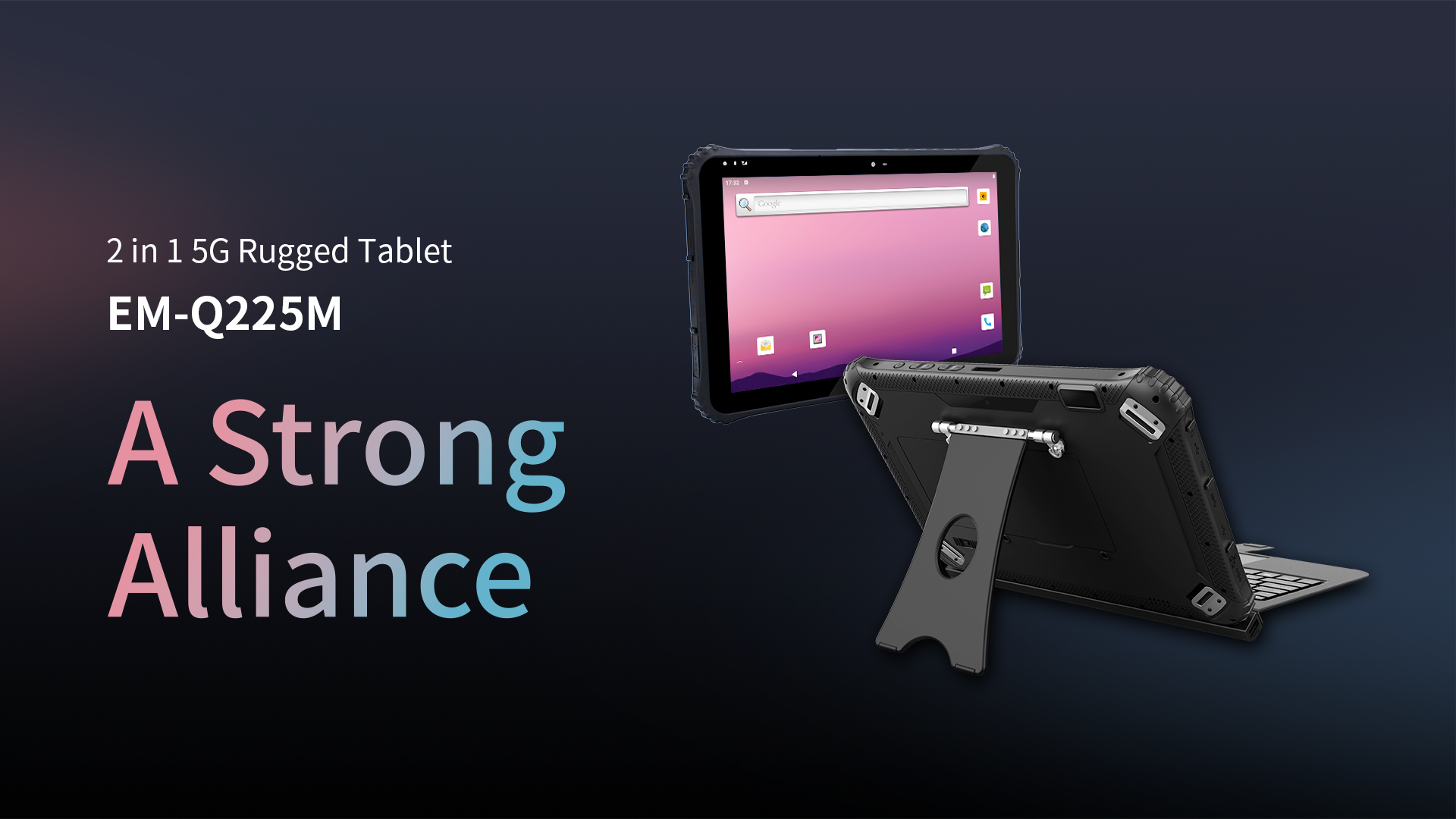 12.2-inch 5G Notebook with Android 11 System ARM OCTA Core Processor and IP65 Protection
