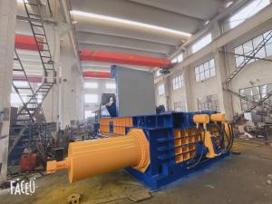 Quality High Production Rate Scrap Metal Baler Machine 180KW Power 700*700mm wholesale