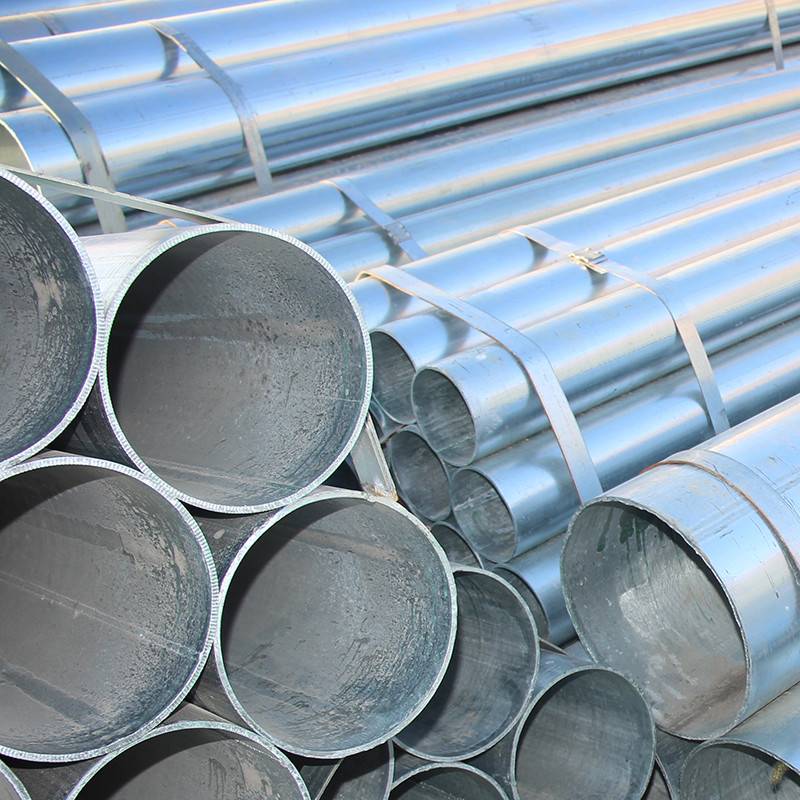 DX52D Galvanized Steel Pipe For Transfer Of Water And Oil Size Customized