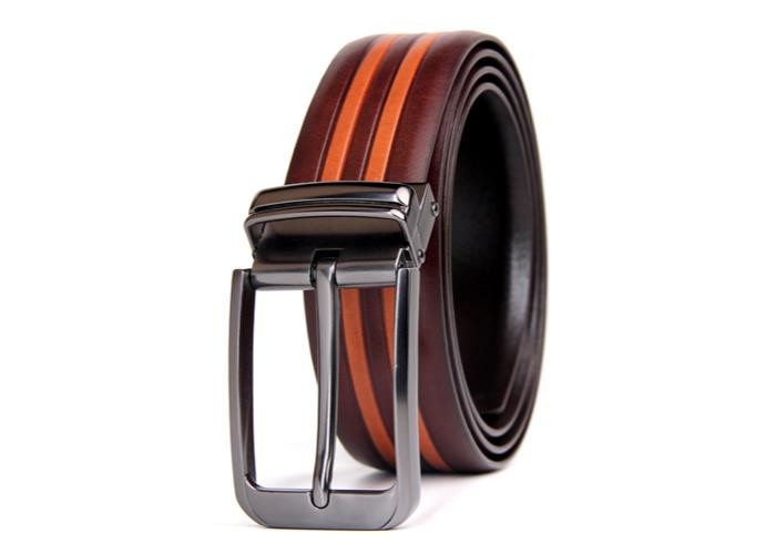 Custom Logo 100cm Men'S Alloy Clamp Buckle Belt For Pants