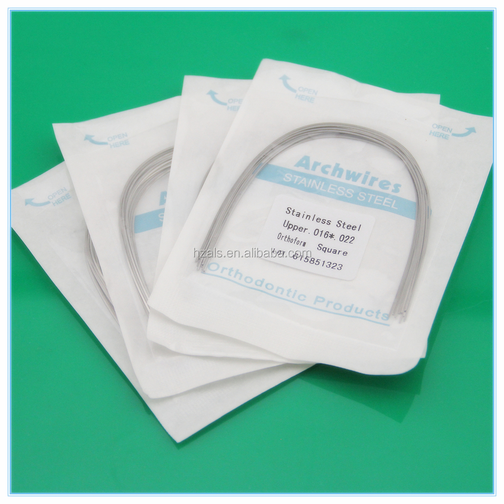 Safety Standard GB15979-2002 Rectangle Orthodontic Niti Arch Wire for Teeth Braces Ovoid Square