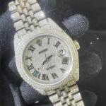 Bust Down Millionaire Moissanite Watch Rolex