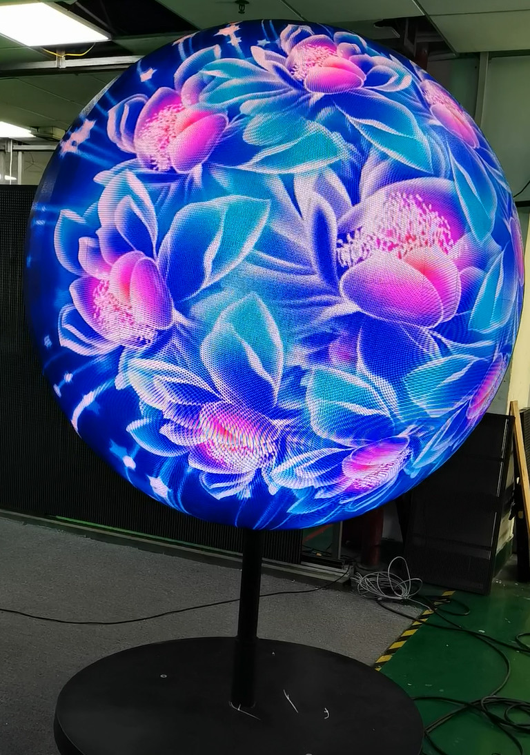 Customizable Spherical LED Display Creative Solution for Impactful Advertising Effects