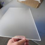 Weather Resistance Frosted Acrylic Board , 100% PMMA Opaque Perspex Sheet