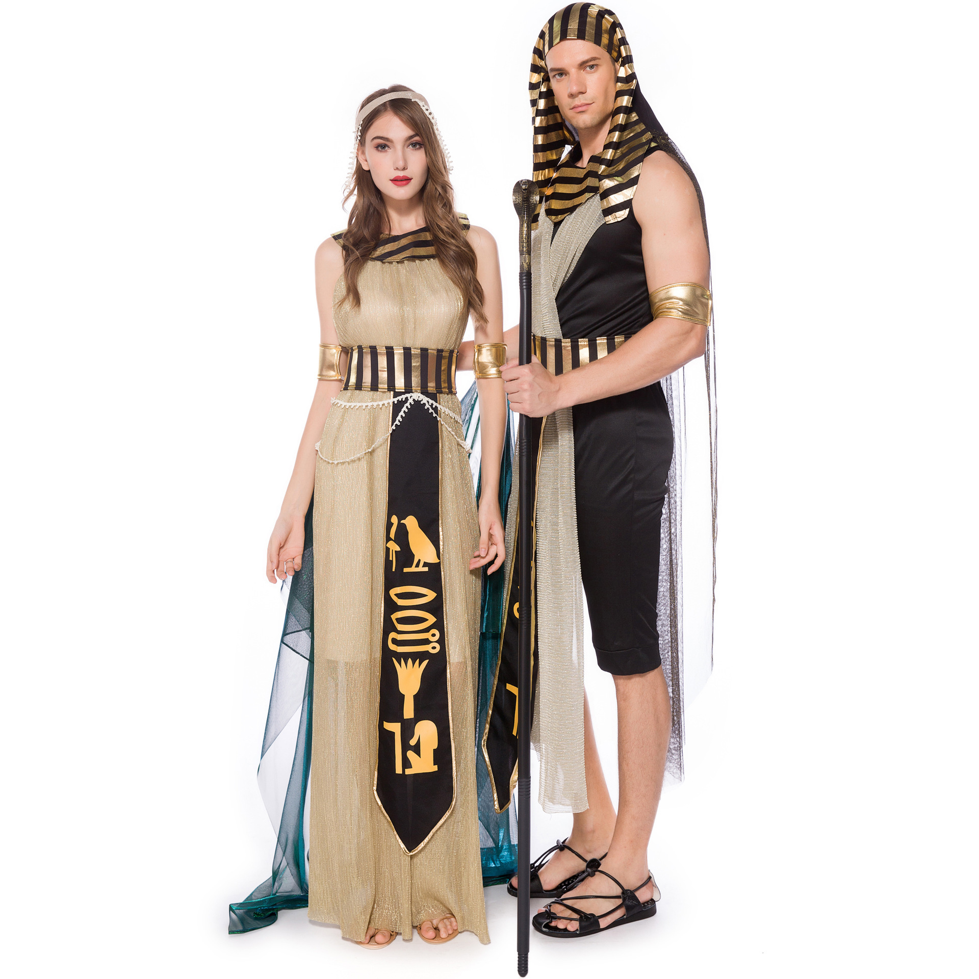 Unleash Your Inner Pharaoh with this Halloween Themed Party Stage Performance Costume
