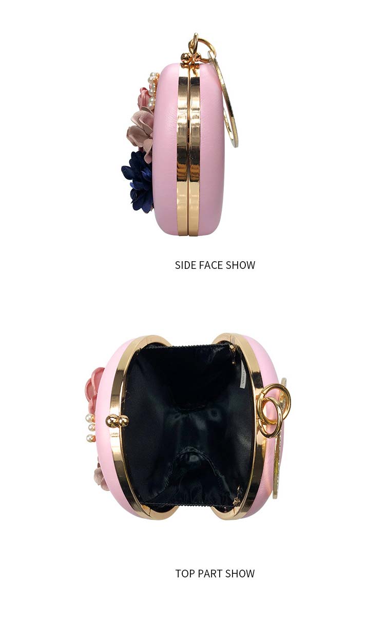 OEM/ODM LANDSCAPE Pattern Type Luxury Crossbody Chain Clutch Evening Bag For Women