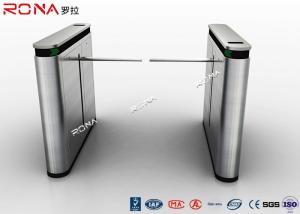 Quality Shopping Mall Drop Arm Turnstile Gate 304 Stainless Steel 2 RFID Readers Windows wholesale