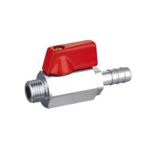 Quality PN25 Mini Ball Valve Female And Male Threaded Ball Valve With Carbon Steel Handle wholesale