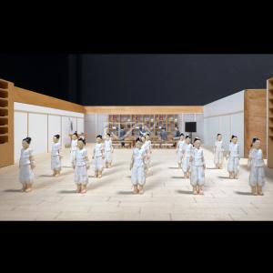 Quality Study Model 1/50 Scale Interior Physical Model for Grandfather's Study wholesale