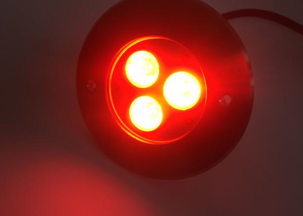 3W 9W 316 Stainless Steel LED Underwater Lights RGB 3in1 Embedded Type
