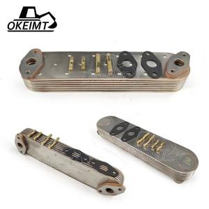Quality OKEIMT 600-651-1550 6D95-7P Komatsu Engine Oil Cooler Core for Komatsu PC200-6 PC220-6 wholesale