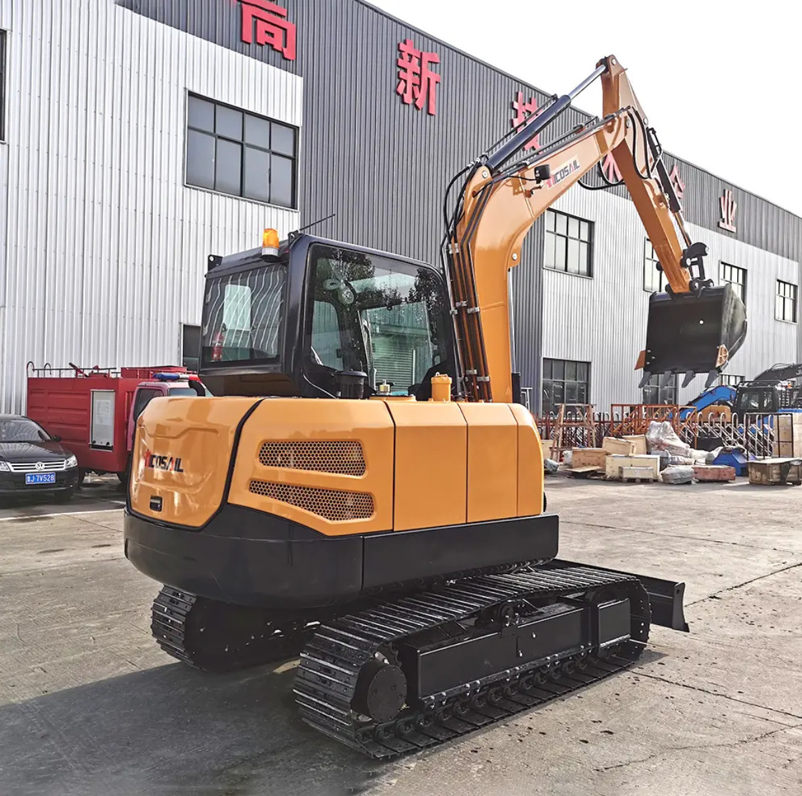 5 Ton 6 Ton Side Swing Crawler Excavator For Sale