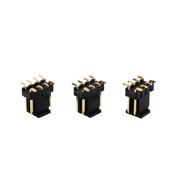 2.54mm Pitch Male PCB Pin Header Connectors Double Row SMD With Cap