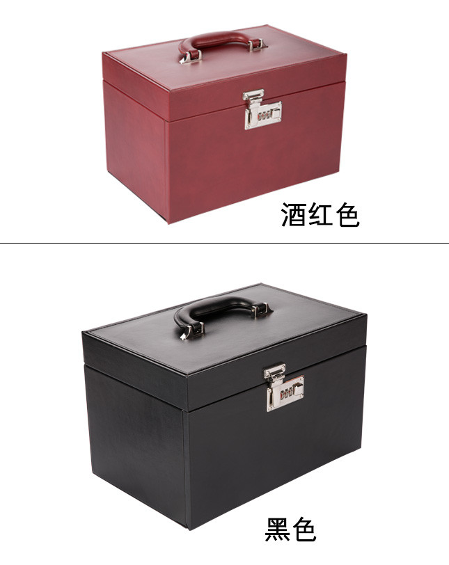 Locked Luxury Bracelet Gift Box , Storage / Travel Jewelry Organizer Case