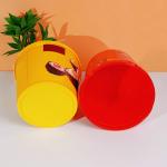 1L Plastic Bucket Handle Food Grade Bulk Decorative Christmas Gift Toy Package