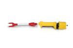 Plastic 7000V Cow Shocker Stick 71cm Shaft Shock Stick For Cattle