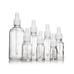 Gold Sliver White Black Dropper Oil Glass Bottle Transparent 5ml For Personal