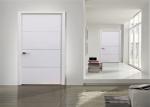 WPC Friendly Wood Composite Door Customized Color Unfinished Surface ROHS