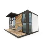 Outdoor Living Bedrooms Prefab Steel Structure Container House for Hotel