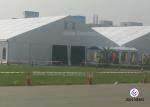 Big Capacity Outdoor Exhibition Tents , Trade Show White Party Tent