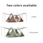 Vestibule Instant Pop Up Camping Tent 8 Person Tent For Camping Mosquito Tent