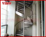 Spiral StaircaseVH28S Spiral Stainless Steel Stair Tread 304 Stainless Steel