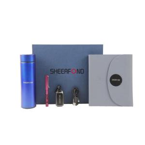 Quality Customized Wireless Charging Laptop Power Bank Keychain Thermos Cup Corporate Gift Set wholesale