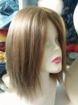 Gorgeous Eouropean Human Hair Silk Top Jewish Wig Kosher Wigs