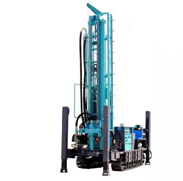 RCF450C 450m Steel Crawler Mounted Water Well Drilling Rig Air DTH Drilling