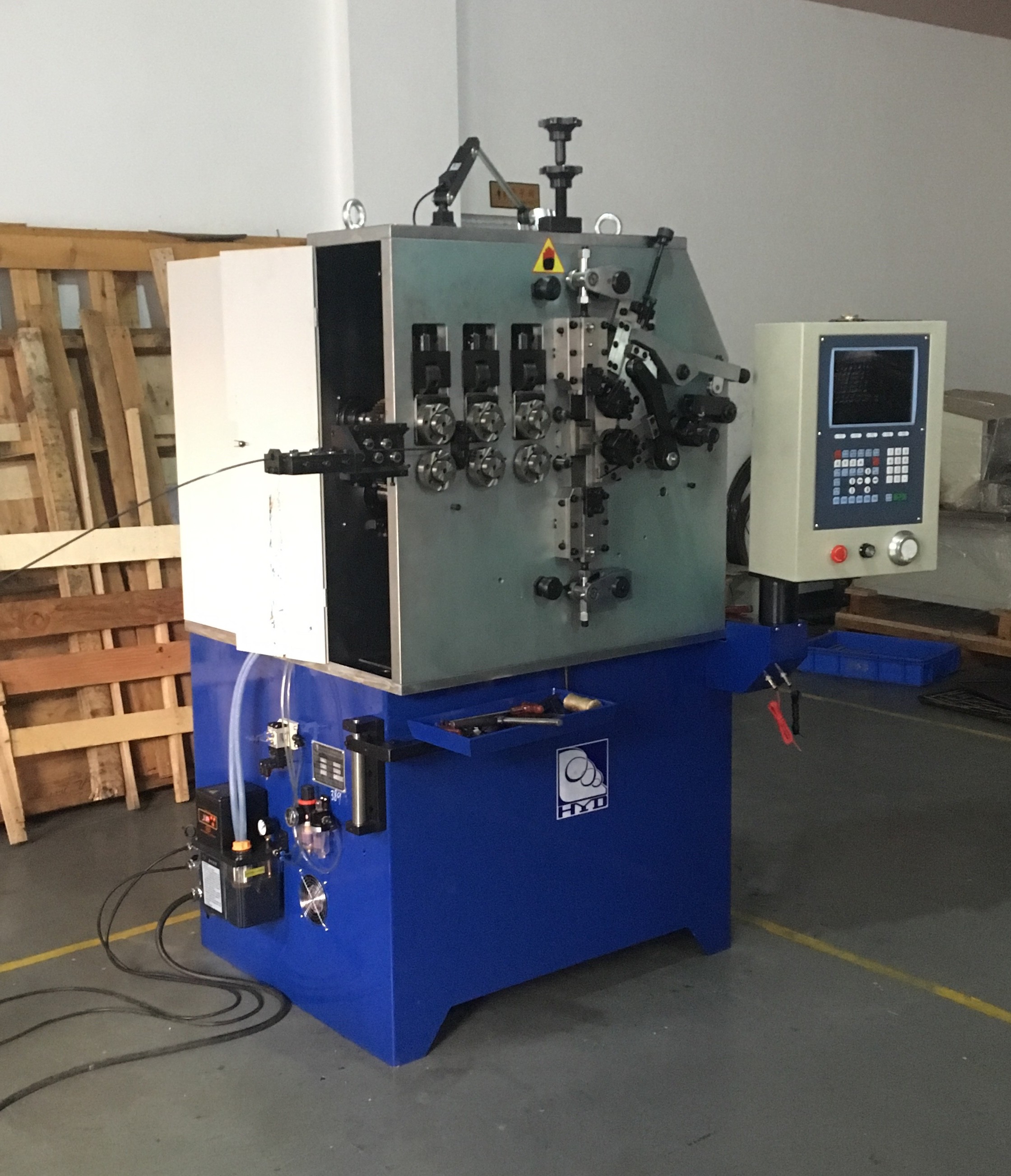 1.0-4.0mm CNC Spring Coiling Machine , Compression Spring Making Machine