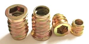 Quality Self Tapping KKV 4mm 5mm 6mm Wood Threaded Inserts For Hardwood wholesale