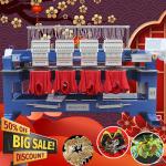 HOLiAUMA 4 heads embroidery machine china best selling 15 needle 1200 spm cap t