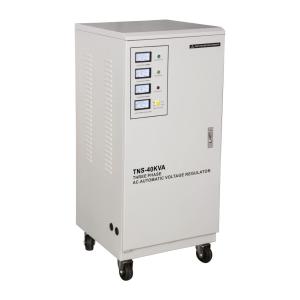China 3Phase 40kva Servo Voltage Stabilizer 380V Customized Whole House Voltage Regulator on sale
