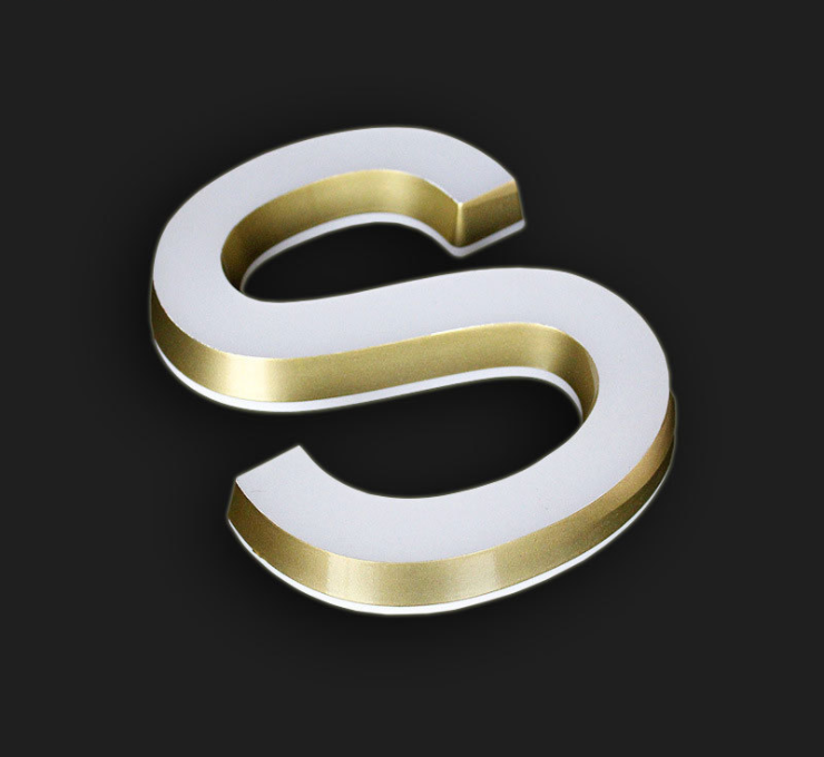 Customization Mini Letter 3d Acrylic Luminous Letter Energy Saving Pvc Light Letter