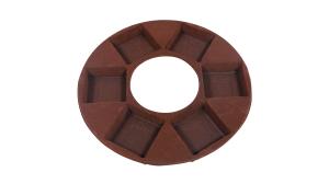 Quality PET PS PP PVC ABS Coffee Colored Flocked Tray wholesale